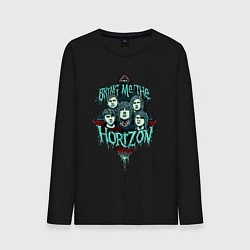 Лонгслив хлопковый мужской Bring Me the Horizon, постер, цвет: черный