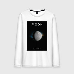 Мужской лонгслив Moon Луна Space collections