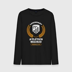 Мужской лонгслив Лого Atletico Madrid и надпись Legendary Football