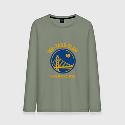 Лонгслив хлопковый мужской Wu - Warriors, цвет: авокадо