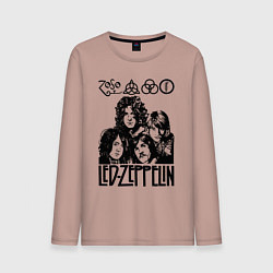 Мужской лонгслив Led Zeppelin Black