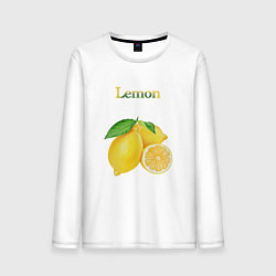 Мужской лонгслив Lemon лимон