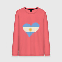 Мужской лонгслив Сердце - Аргентина