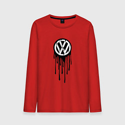 Мужской лонгслив Volkswagen - art logo
