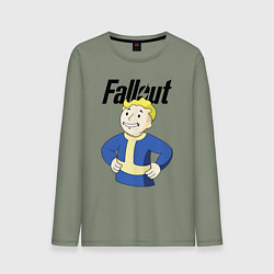 Лонгслив хлопковый мужской Fallout blondie boy, цвет: авокадо