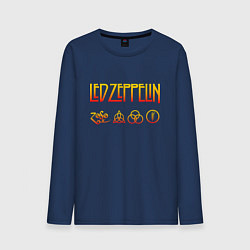 Мужской лонгслив Led Zeppelin - logotype