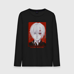 Лонгслив хлопковый мужской Грустный Аллен - D Gray man, цвет: черный