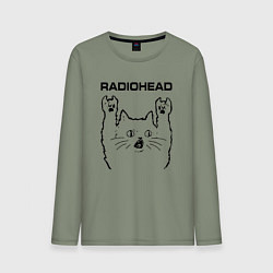 Мужской лонгслив Radiohead - rock cat