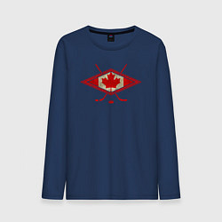 Мужской лонгслив Флаг Канады хоккей