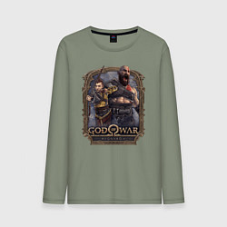 Мужской лонгслив Атрей и Кратос GoW Ragnarok