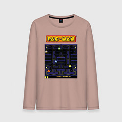 Мужской лонгслив Pac-Man на ZX-Spectrum