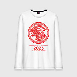 Мужской лонгслив Year of the rabbit - 2023, happy chinese New Year