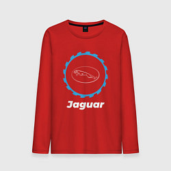 Лонгслив хлопковый мужской Jaguar в стиле Top Gear, цвет: красный