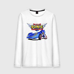 Мужской лонгслив Team Sonic racing - hedgehog
