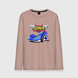 Мужской лонгслив Team Sonic racing - hedgehog