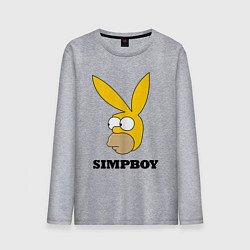 Мужской лонгслив Simpboy - rabbit Homer