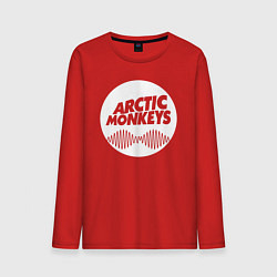 Лонгслив хлопковый мужской Arctic Monkeys rock, цвет: красный