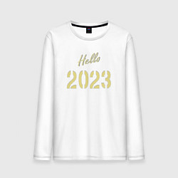 Мужской лонгслив Hello 2023