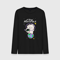 Лонгслив хлопковый мужской The Astronaut - Jin, цвет: черный