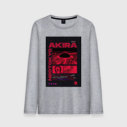 Лонгслив хлопковый мужской Akira poster, цвет: меланж