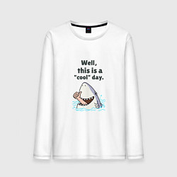 Мужской лонгслив Well this is a cool day