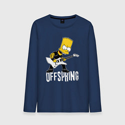 Мужской лонгслив Offspring Барт Симпсон рокер