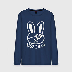 Лонгслив хлопковый мужской Как у Будды из аниме Shuumatsu no Walkure, цвет: тёмно-синий