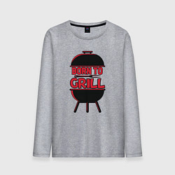 Мужской лонгслив Born to grill