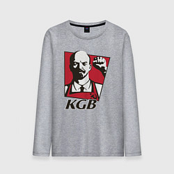 Мужской лонгслив KGB Lenin