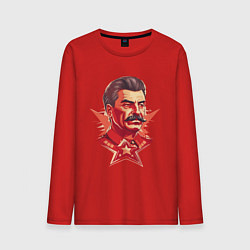 Мужской лонгслив Граффити Сталин