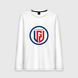 Лонгслив хлопковый мужской PSG LGD logo, цвет: белый