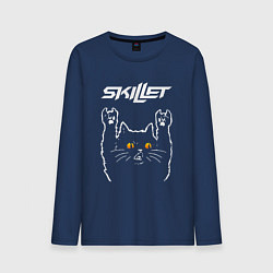 Мужской лонгслив Skillet rock cat