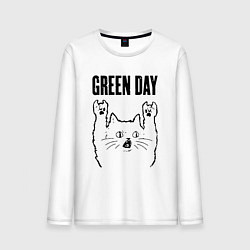 Мужской лонгслив Green Day - rock cat