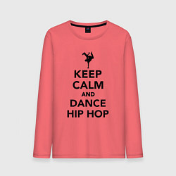 Мужской лонгслив Keep calm and dance hip hop