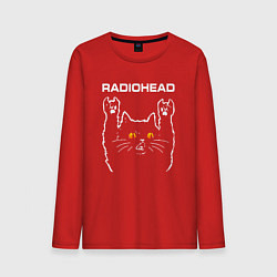 Мужской лонгслив Radiohead rock cat