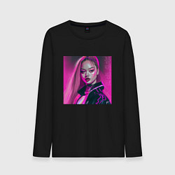 Мужской лонгслив Blackpink Lisa аниме рисунок