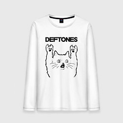 Мужской лонгслив Deftones - rock cat