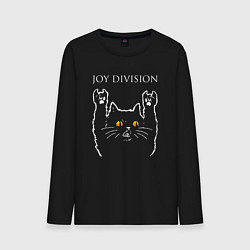 Мужской лонгслив Joy Division rock cat