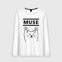 Мужской лонгслив Muse - rock cat