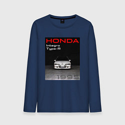 Мужской лонгслив Honda Integra Type-R обложка