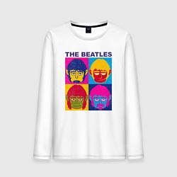 Мужской лонгслив The Beatles color