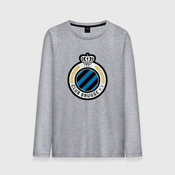 Лонгслив хлопковый мужской Brugge fc sport, цвет: меланж