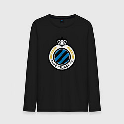 Лонгслив хлопковый мужской Brugge fc sport, цвет: черный