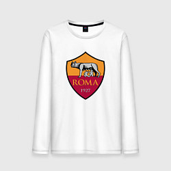Лонгслив хлопковый мужской Roma sport fc, цвет: белый