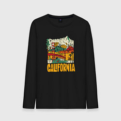 Мужской лонгслив California mountains