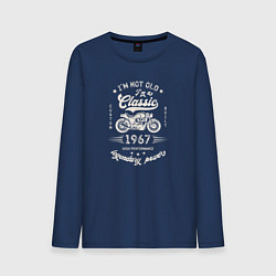 Лонгслив хлопковый мужской Классика 1967, цвет: тёмно-синий