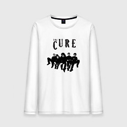 Лонгслив хлопковый мужской The Cure - A Band, цвет: белый