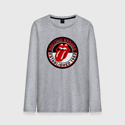 Мужской лонгслив Rolling Stones established 1962