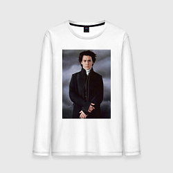 Лонгслив хлопковый мужской Икабот Крейн, цвет: белый