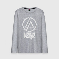 Лонгслив хлопковый мужской Linkin Park - white, цвет: меланж
